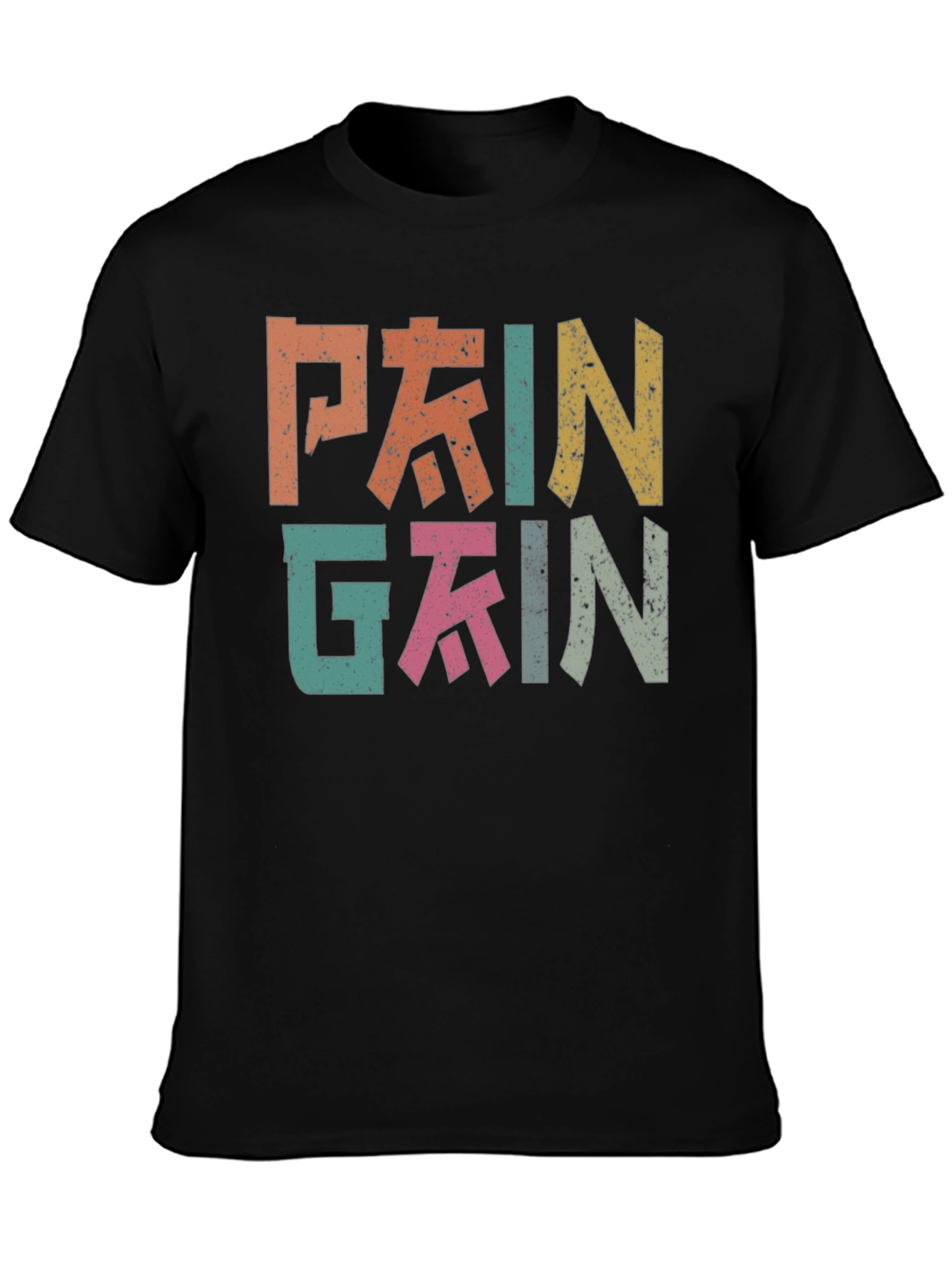 Pain Gain Retro Style T-Shirt