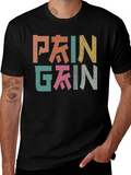Pain Gain Retro Style T-Shirt