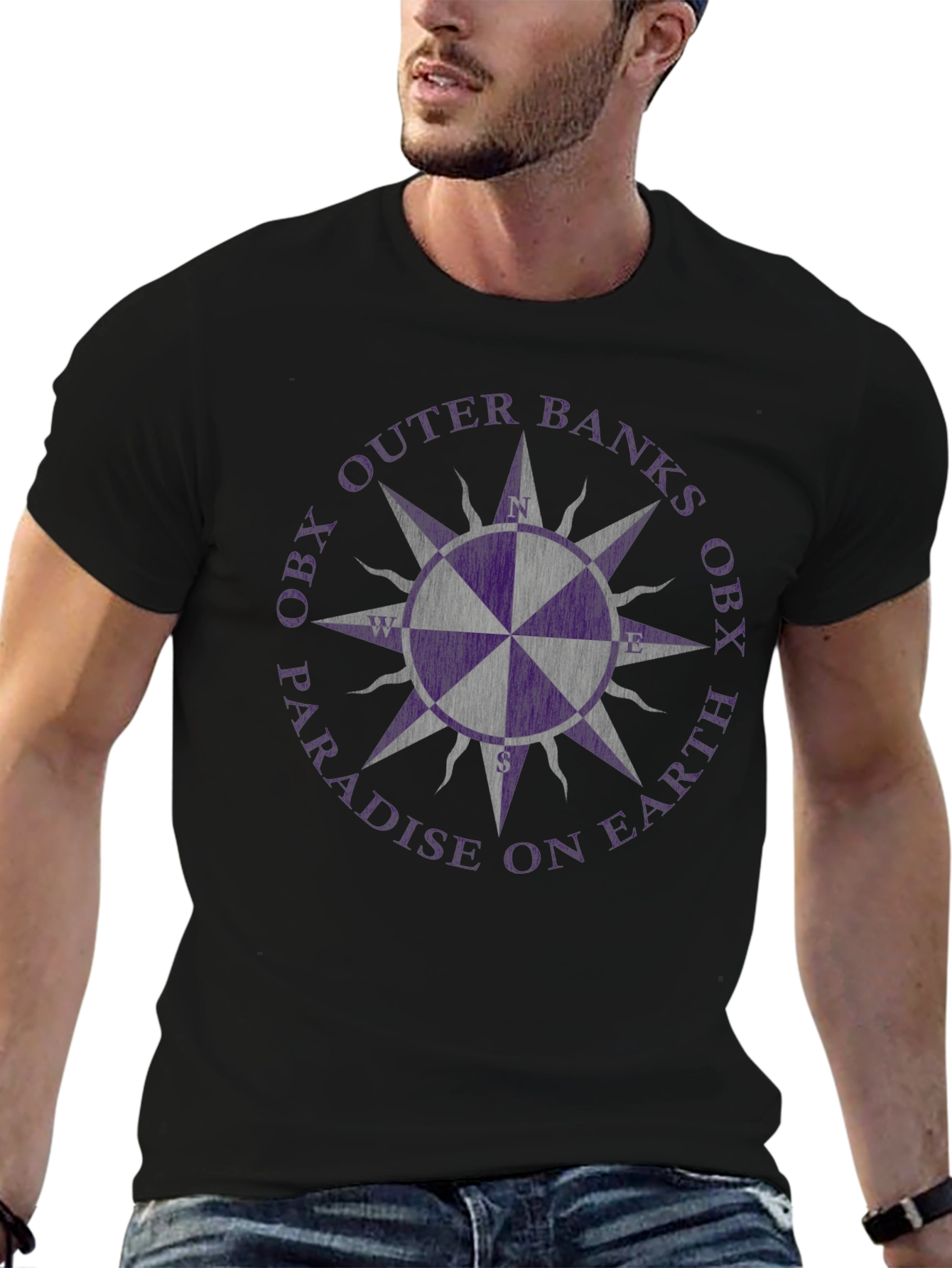 OBX Outer Banks Compass T-Shirt
