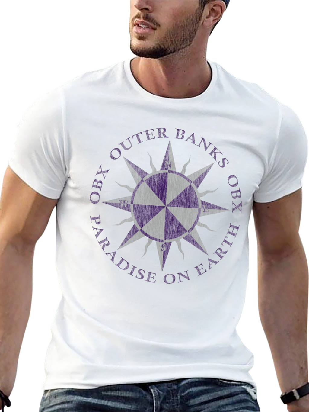 OBX Outer Banks Compass T-Shirt