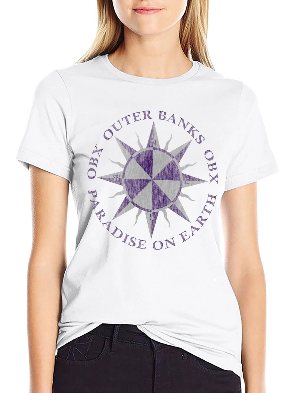 OBX Outer Banks Compass T-Shirt
