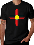 New Mexico Zia Symbol Graphic T-Shirt