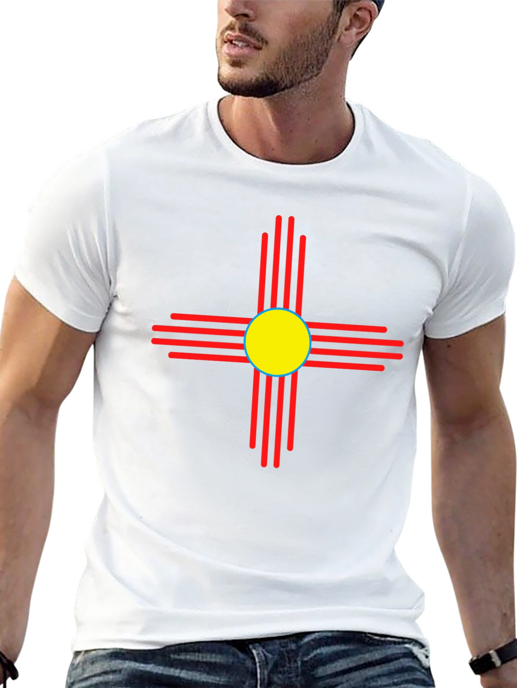 New Mexico Zia Symbol Graphic T-Shirt