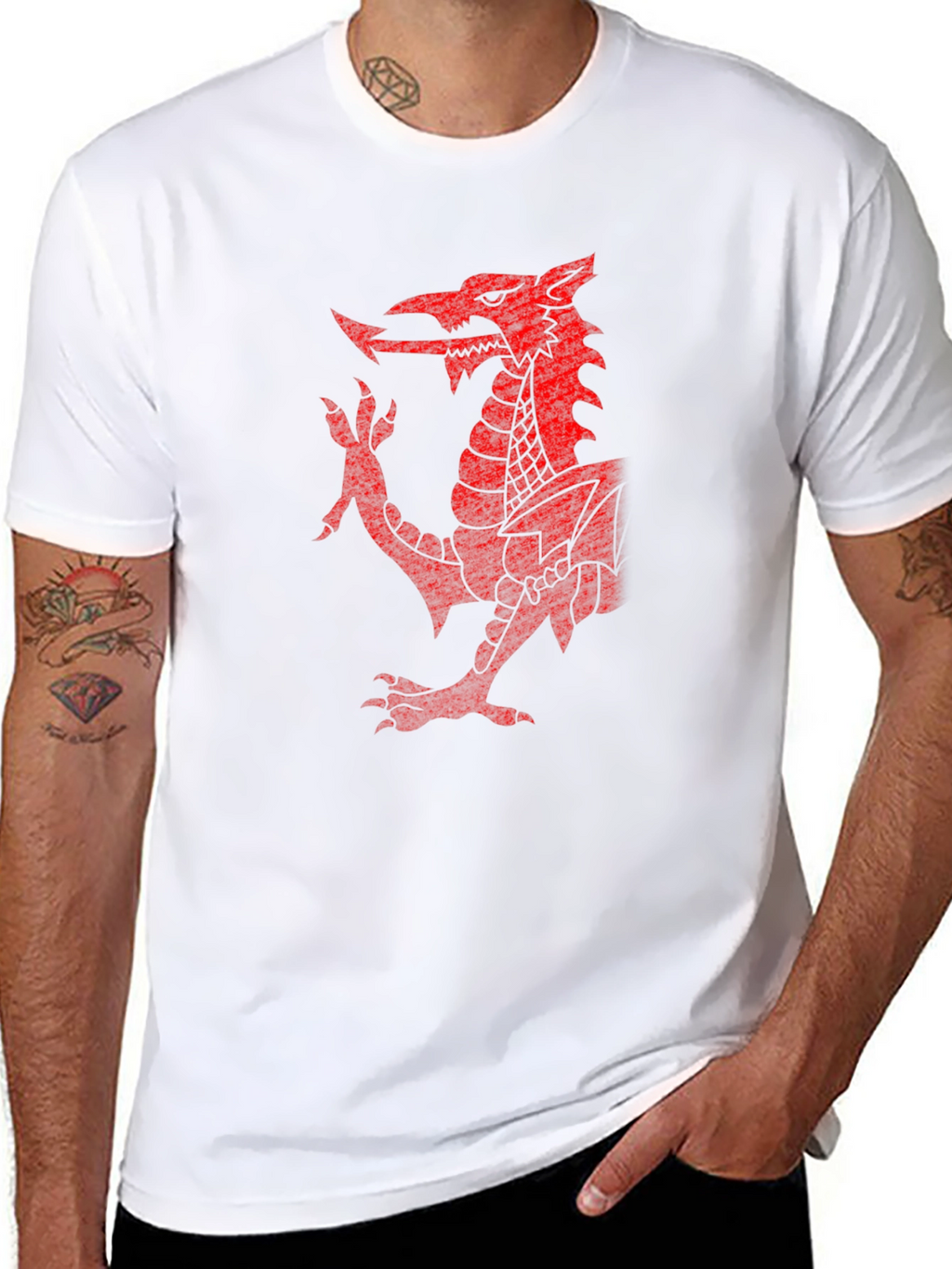 Welsh Dragon T-Shirt - Red Dragon of Wales