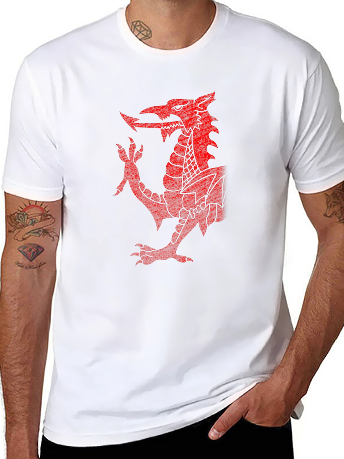 Welsh Dragon T-Shirt - Red Dragon of Wales