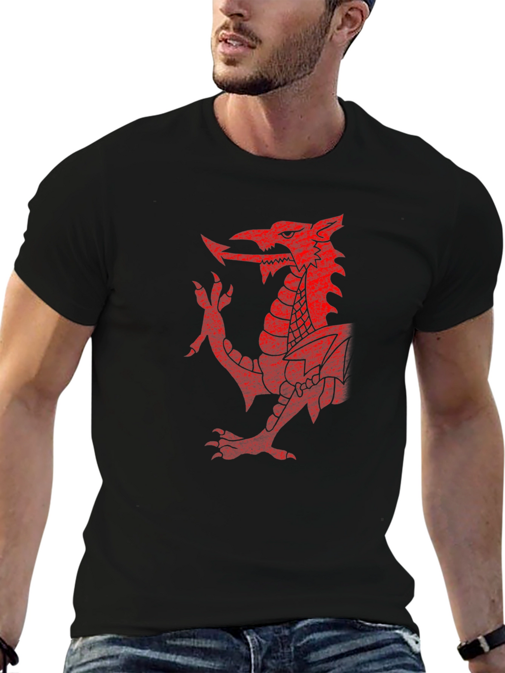 Welsh Dragon T-Shirt - Red Dragon of Wales