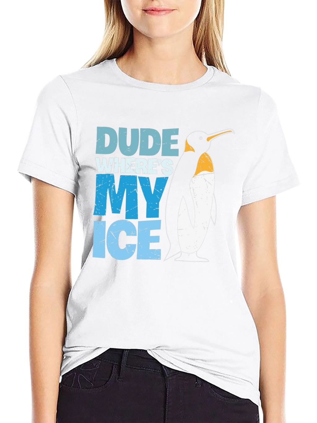 Dude Wheres My Ice Penguin T-Shirt