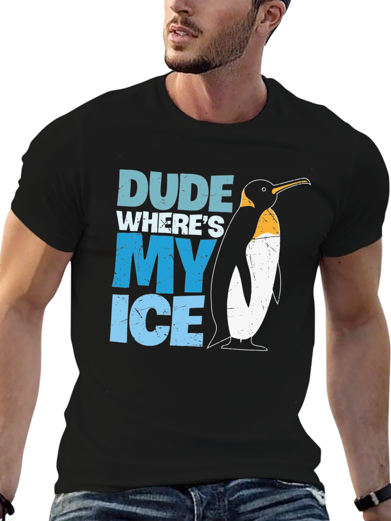 Dude Wheres My Ice Penguin T-Shirt