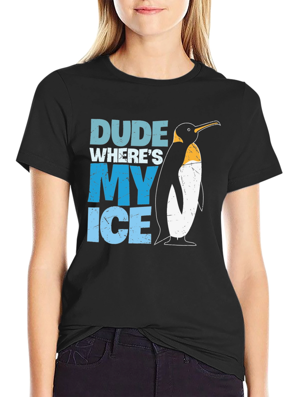 Dude Wheres My Ice Penguin T-Shirt