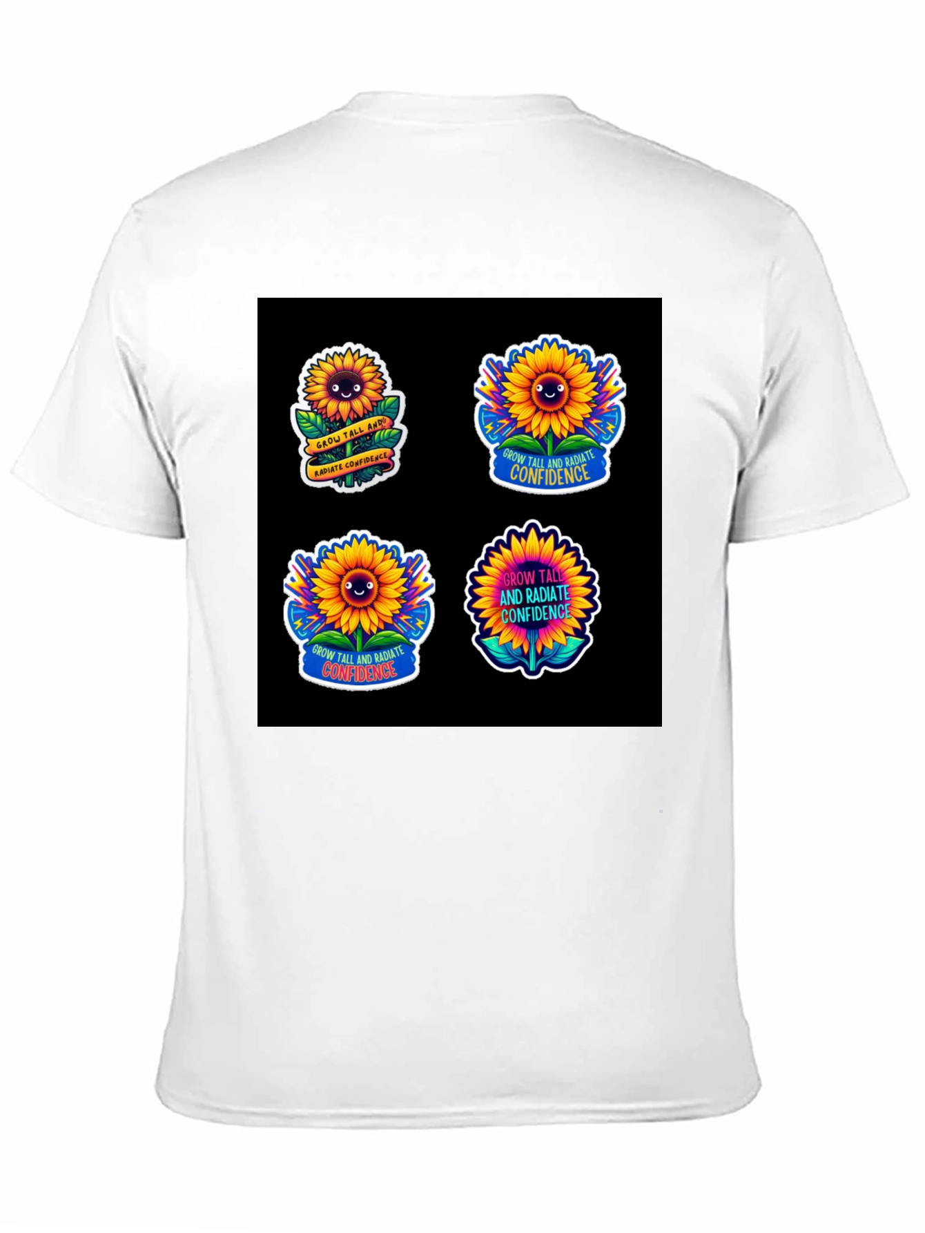 Sunflower Confidence T-Shirt: Grow Tall & Radiate Joy!