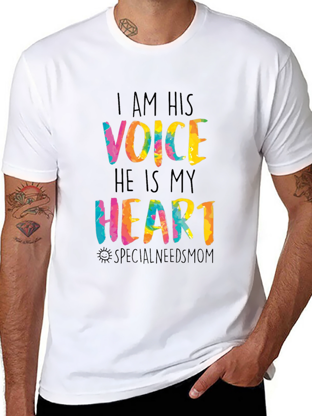 I Am His Voice Tee - Special Needs Mom