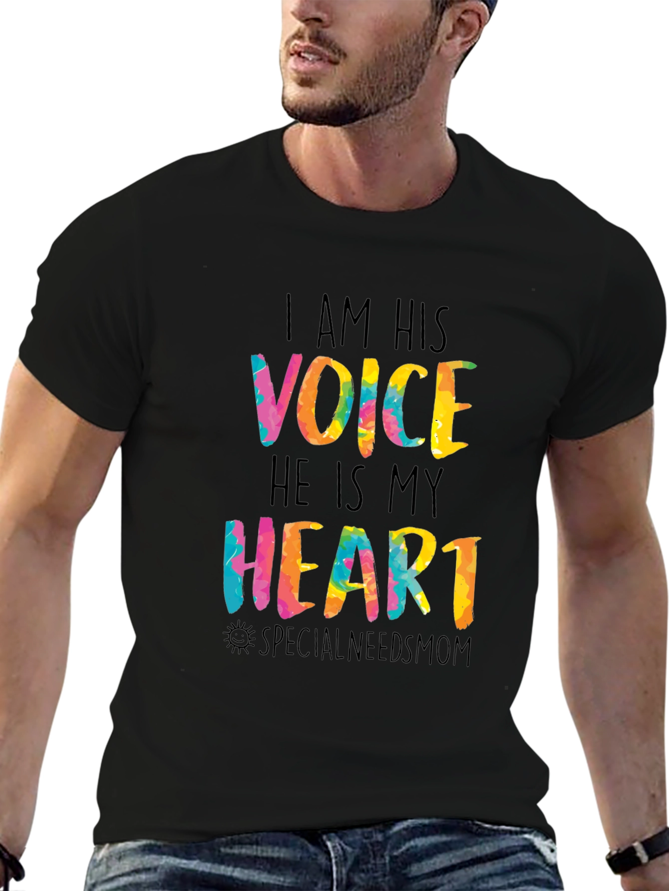 I Am His Voice Tee - Special Needs Mom