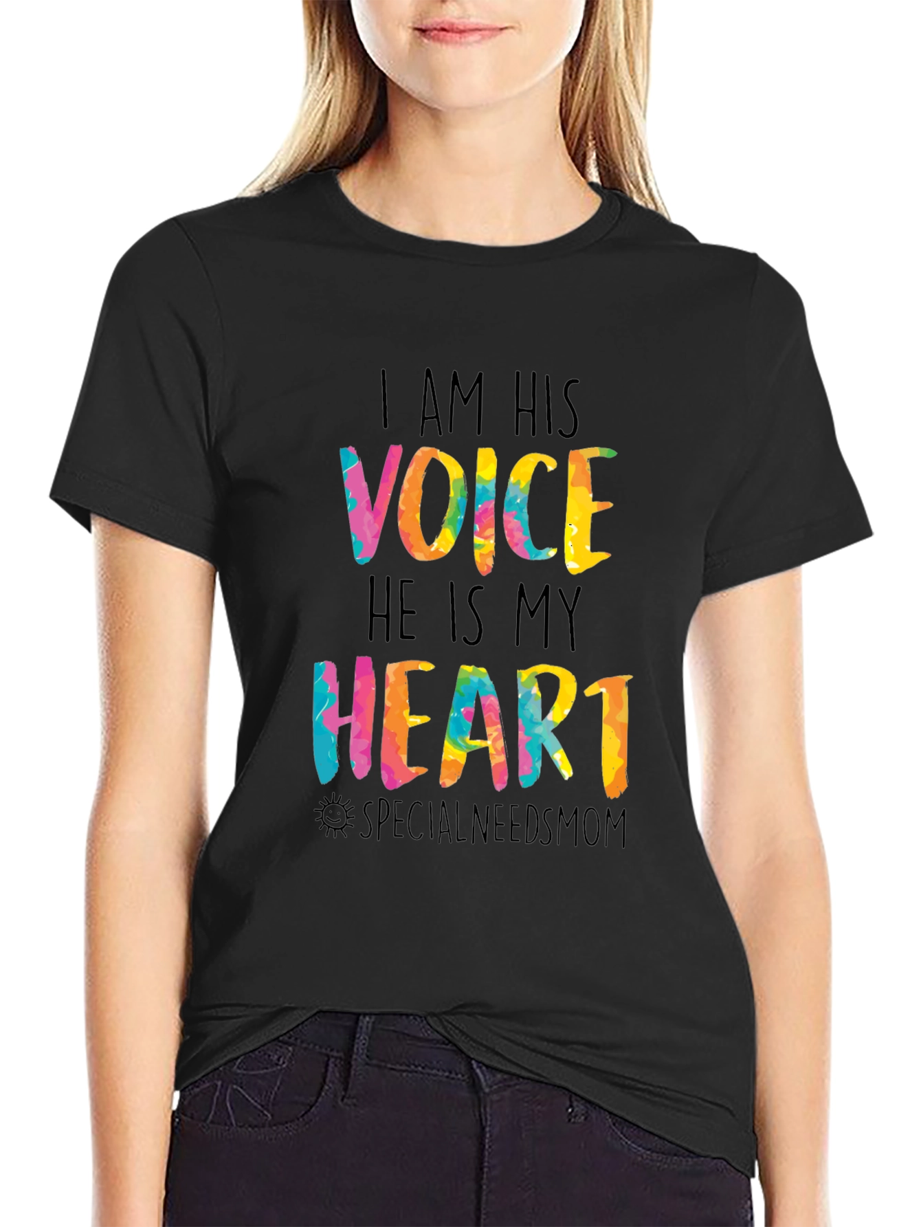 I Am His Voice Tee - Special Needs Mom