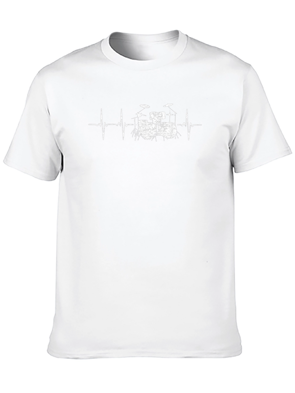 Drum Heartbeat T-Shirt - Musician Style