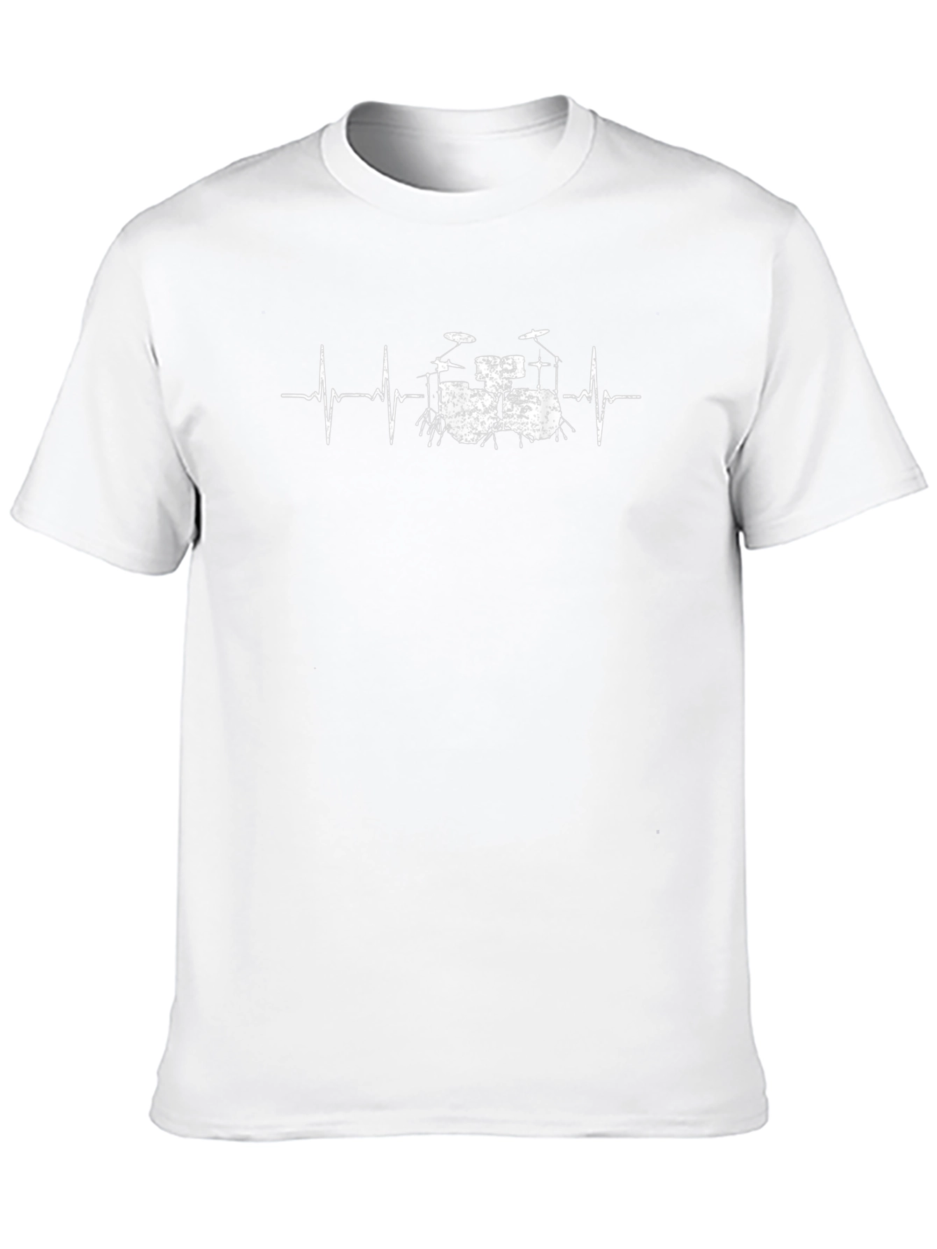 Drum Heartbeat T-Shirt - Musician Style