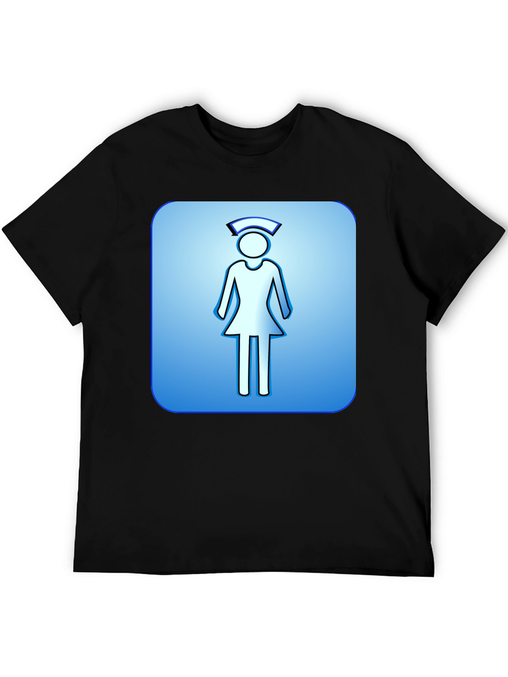 Nurse Symbol Graphic T-Shirt - Comfortable Cotton Blend
