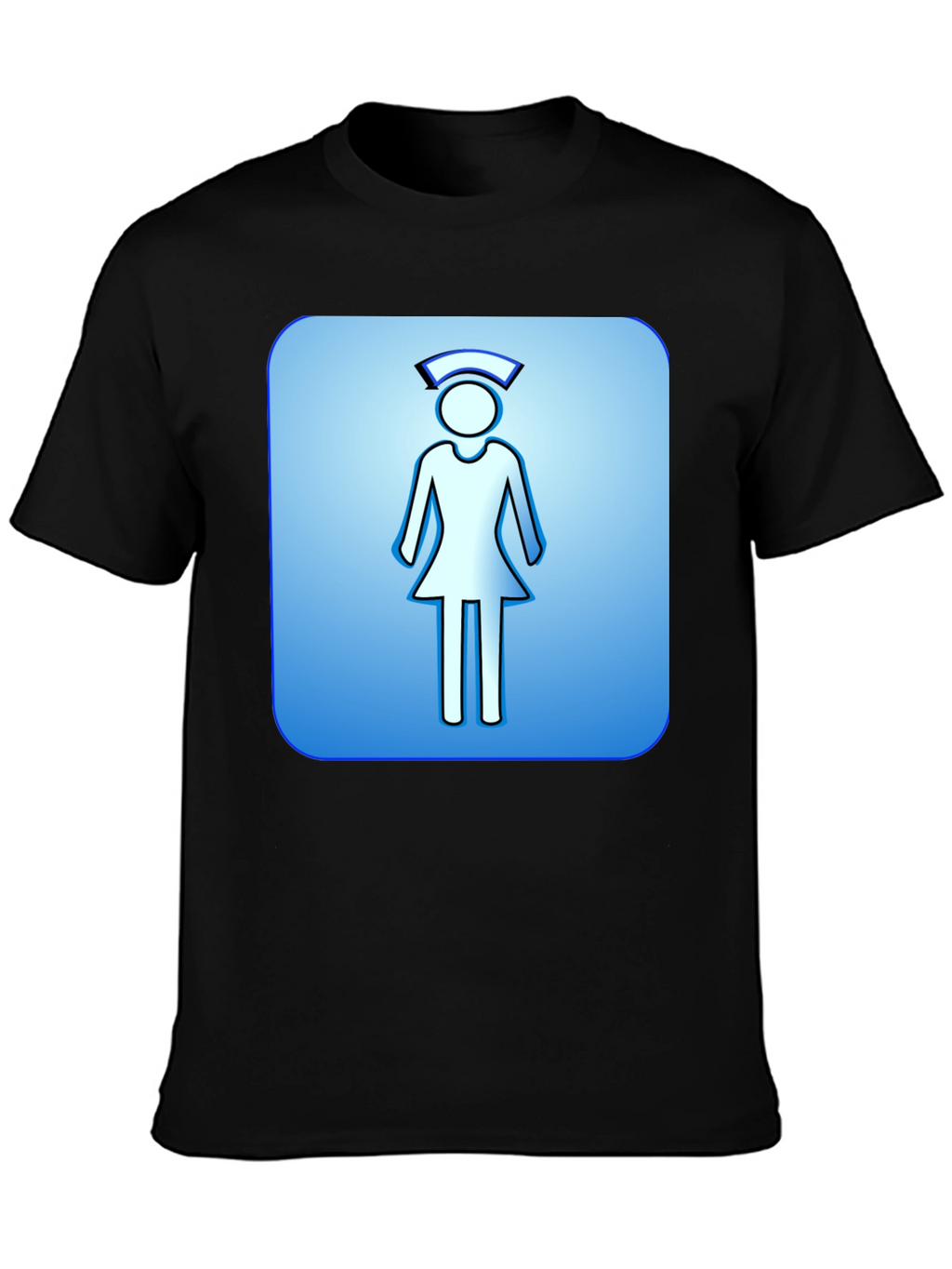 Nurse Symbol Graphic T-Shirt - Comfortable Cotton Blend