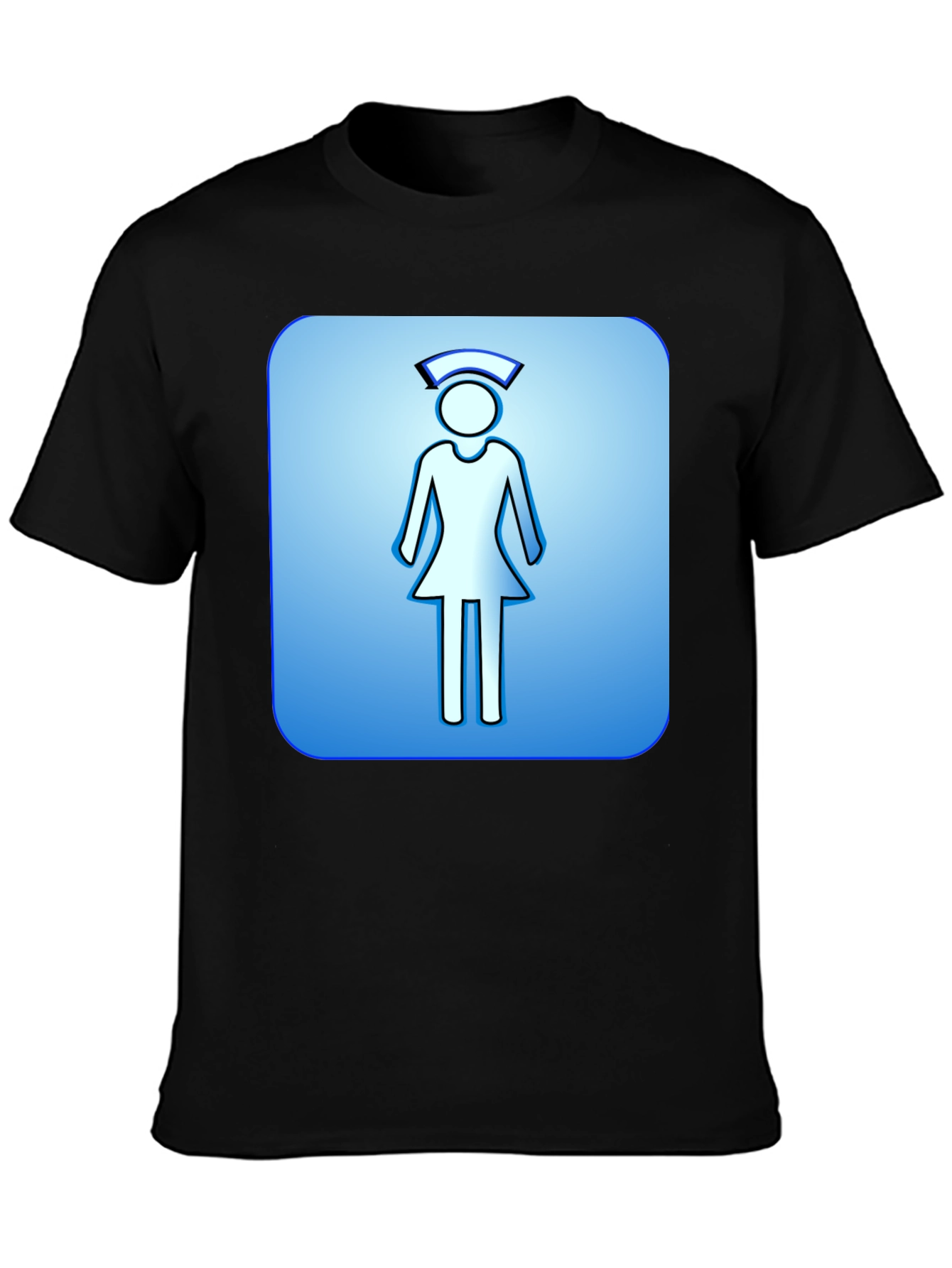 Nurse Symbol Graphic T-Shirt - Comfortable Cotton Blend