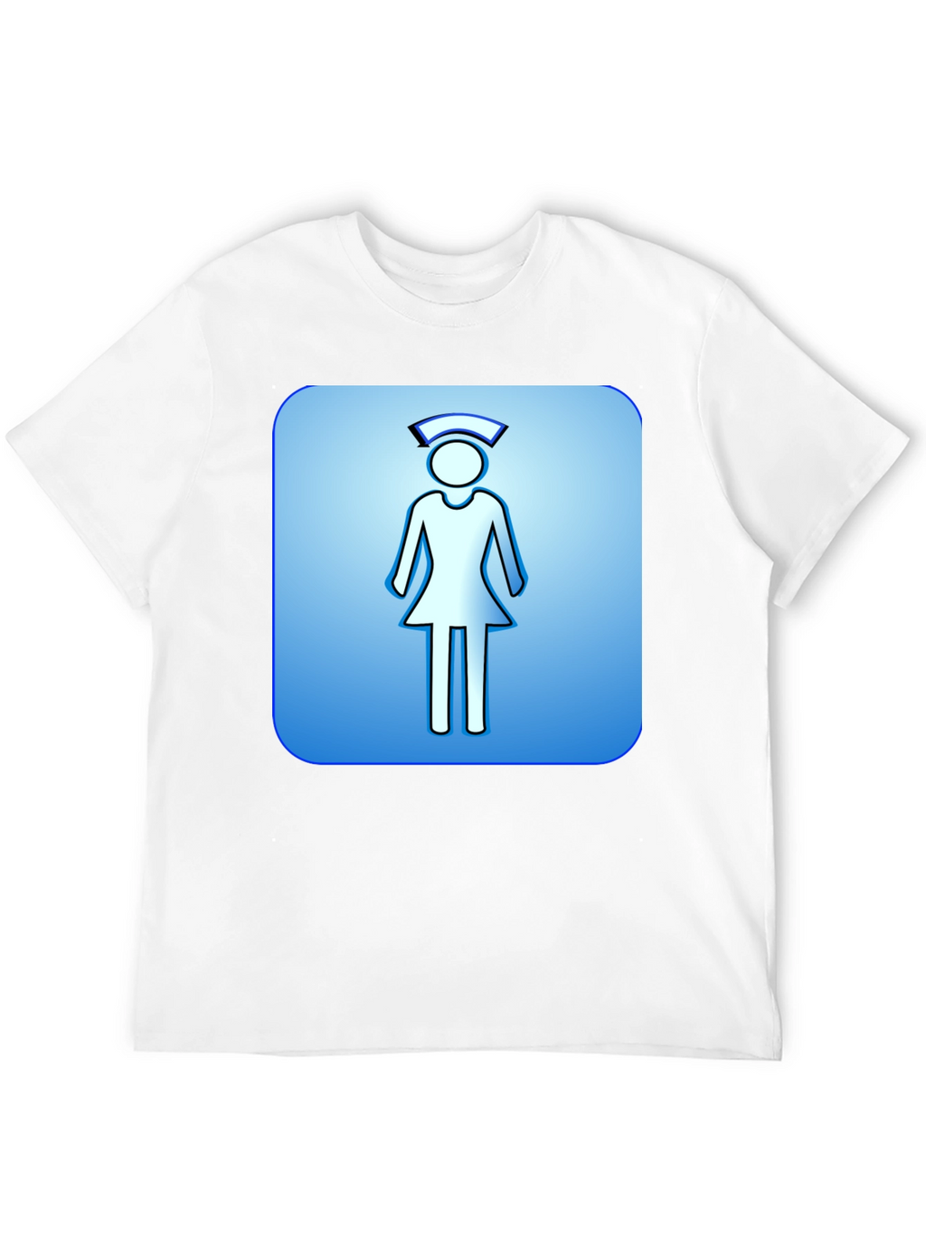 Nurse Symbol Graphic T-Shirt - Comfortable Cotton Blend
