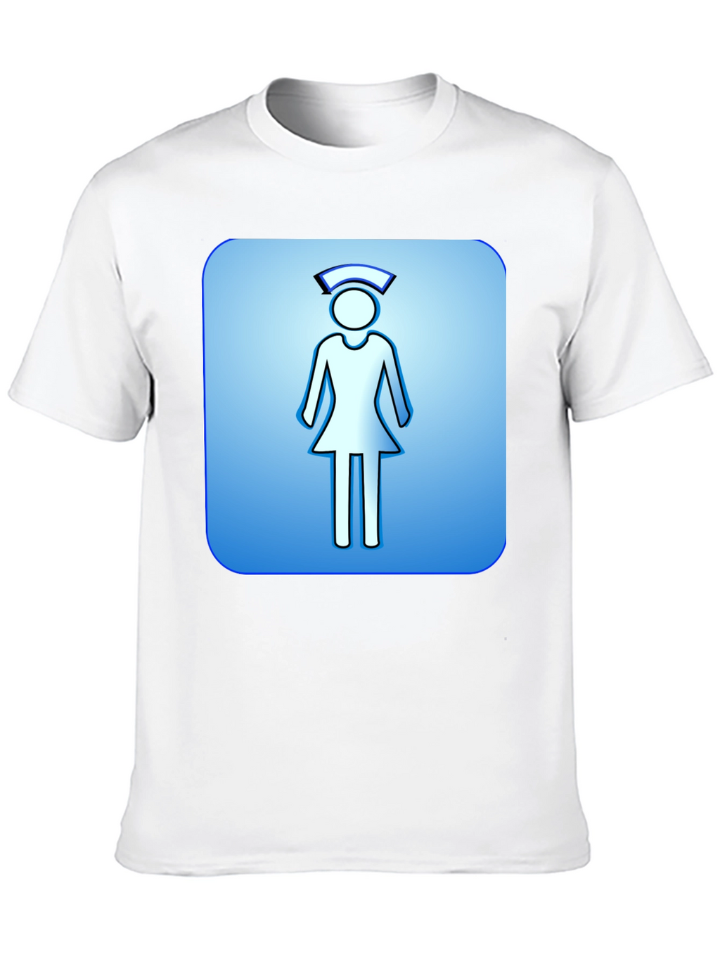 Nurse Symbol Graphic T-Shirt - Comfortable Cotton Blend