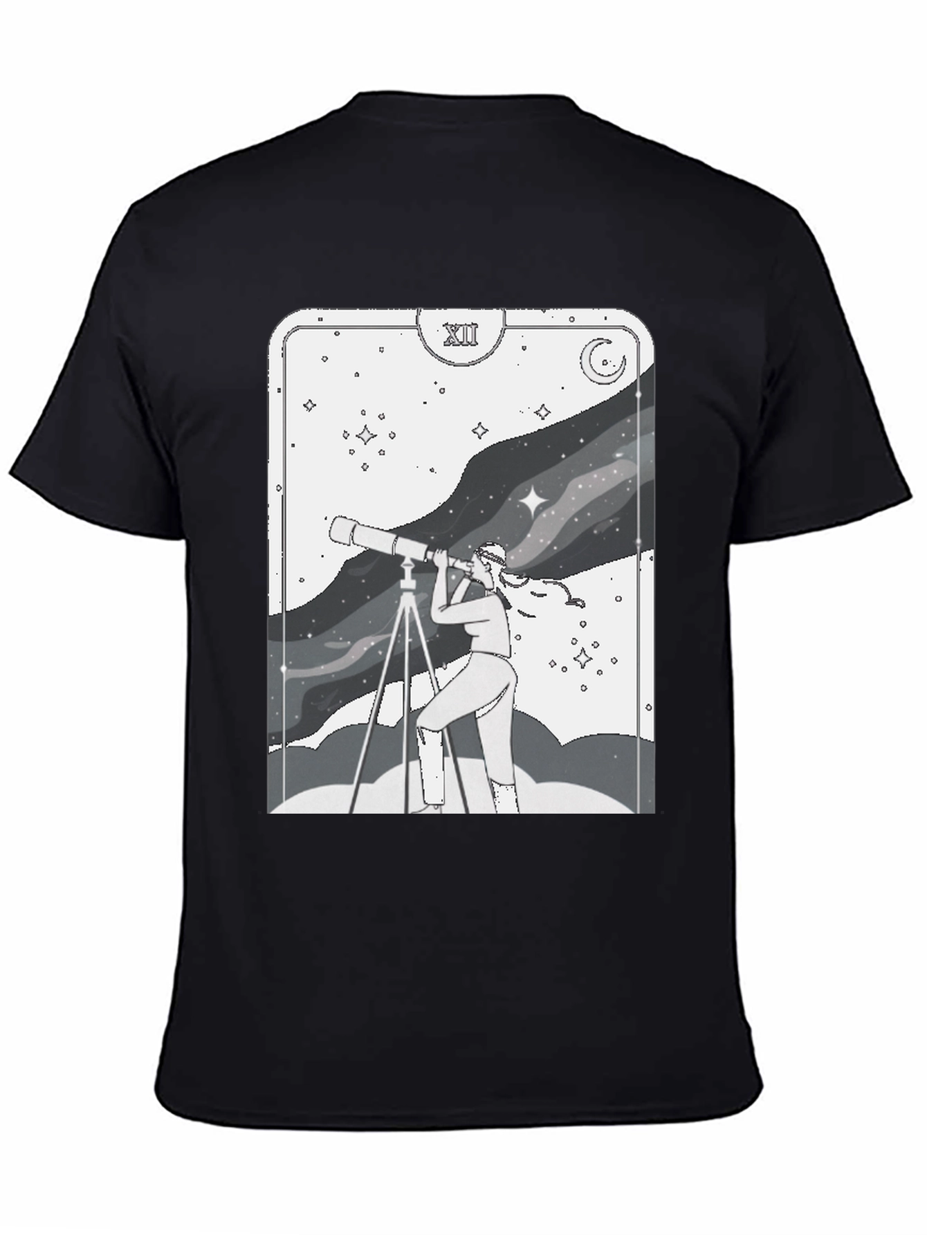 Celestial Explorer Graphic Tee - Unisex Stargazer Shirt