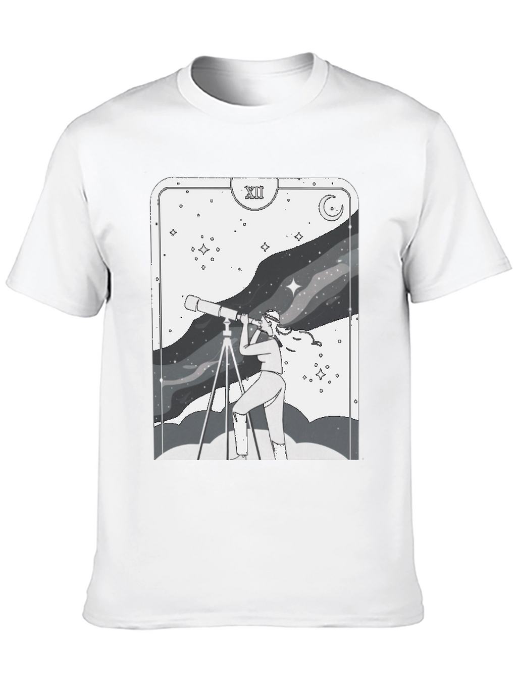 Celestial Explorer Graphic Tee - Unisex Stargazer Shirt
