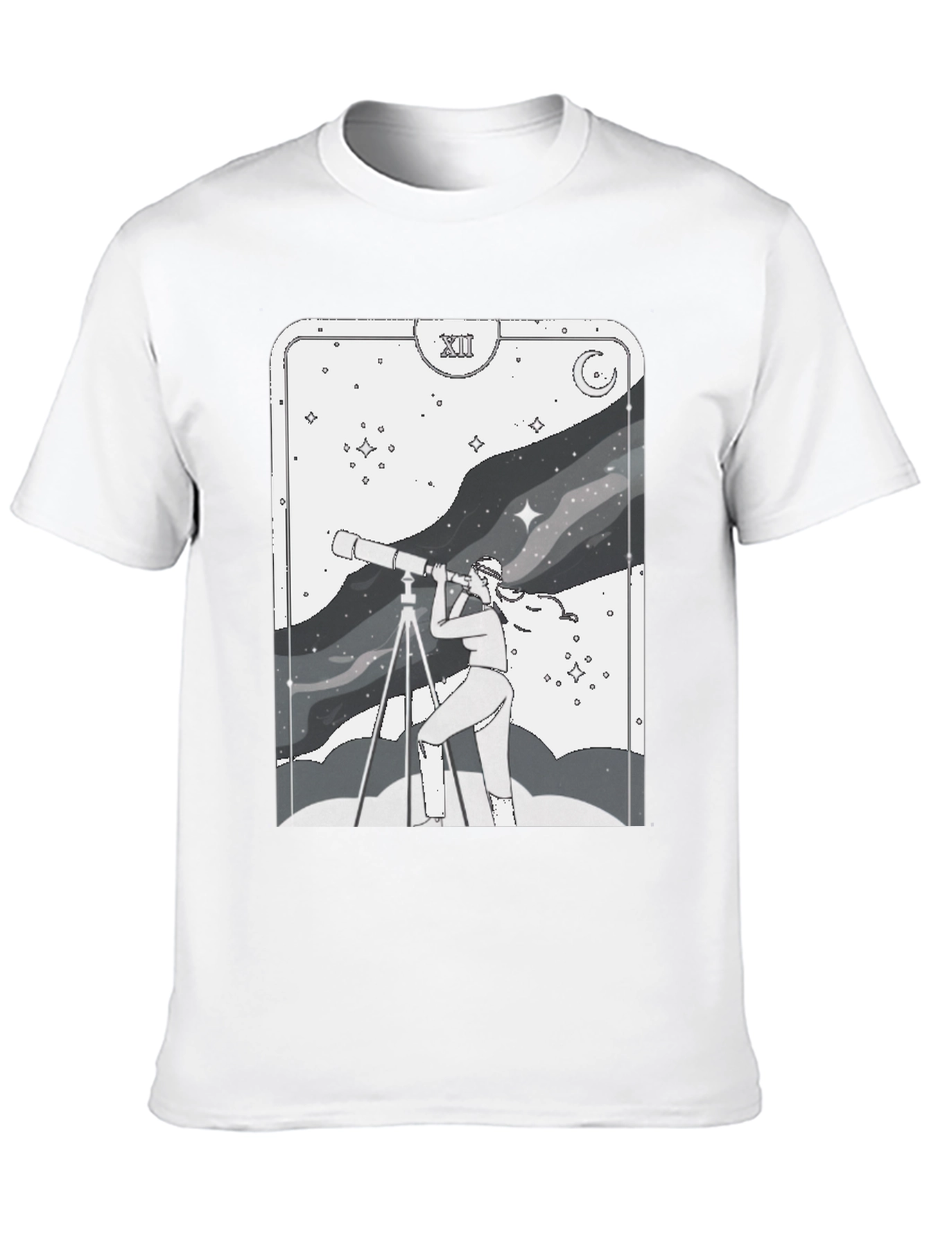 Celestial Explorer Graphic Tee - Unisex Stargazer Shirt