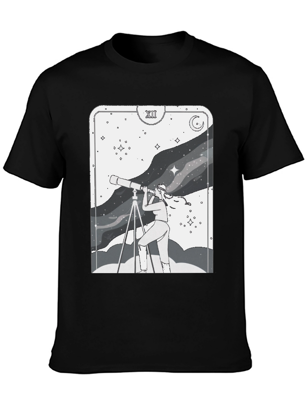 Celestial Explorer Graphic Tee - Unisex Stargazer Shirt