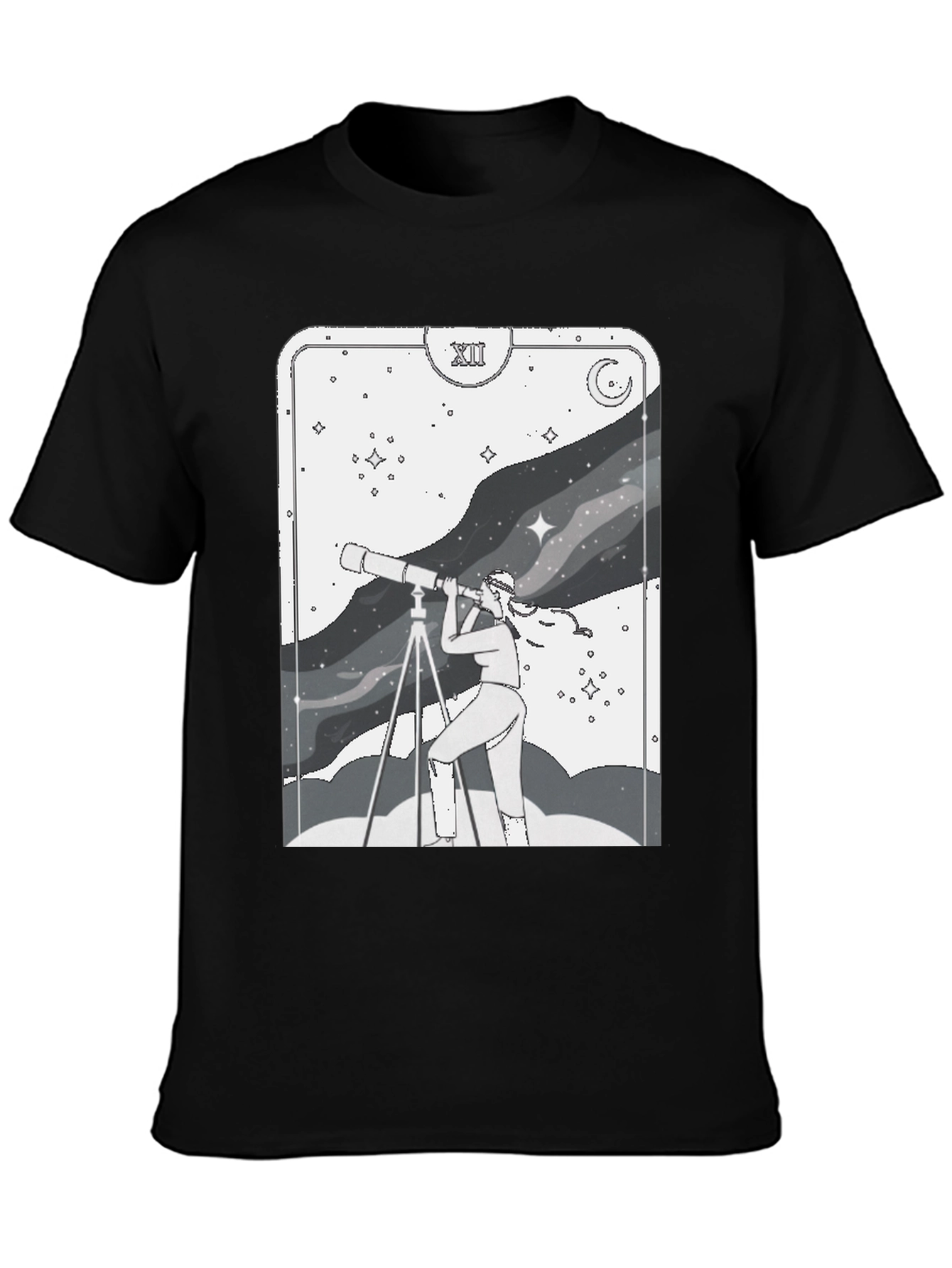 Celestial Explorer Graphic Tee - Unisex Stargazer Shirt