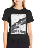 Celestial Explorer Graphic Tee - Unisex Stargazer Shirt