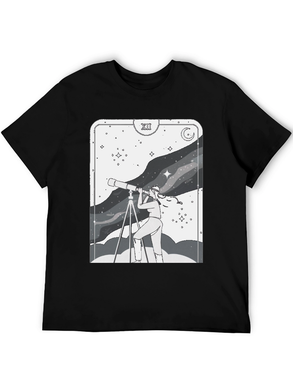 Celestial Explorer Graphic Tee - Unisex Stargazer Shirt