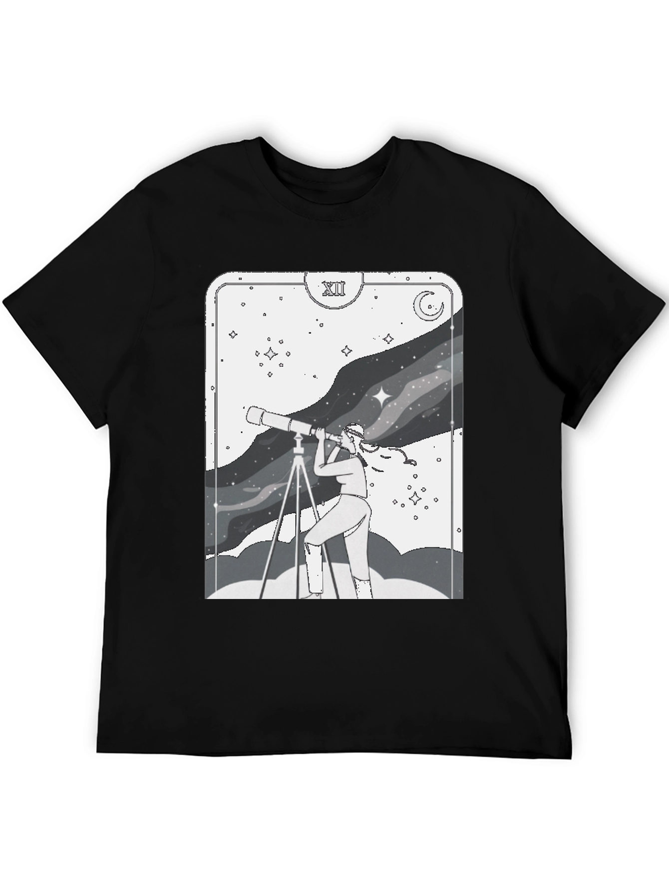 Celestial Explorer Graphic Tee - Unisex Stargazer Shirt