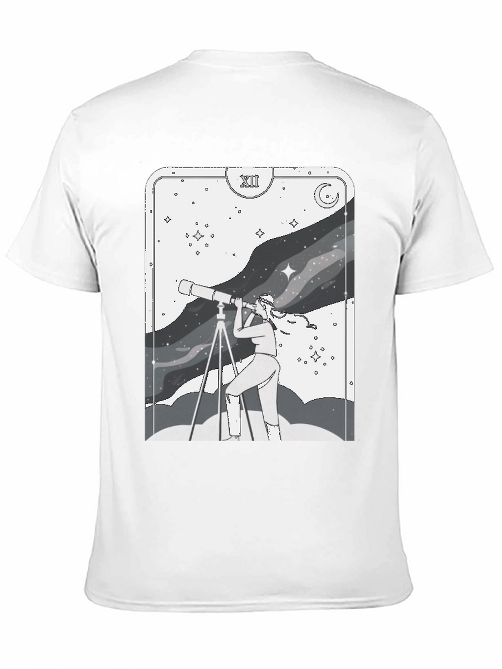 Celestial Explorer Graphic Tee - Unisex Stargazer Shirt