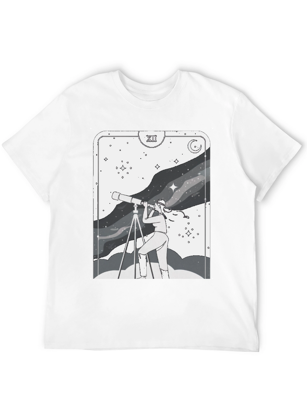 Celestial Explorer Graphic Tee - Unisex Stargazer Shirt