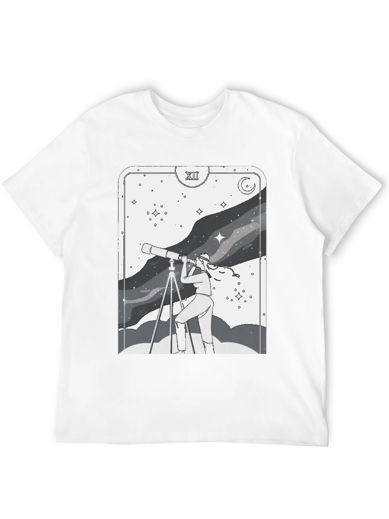Celestial Explorer Graphic Tee - Unisex Stargazer Shirt