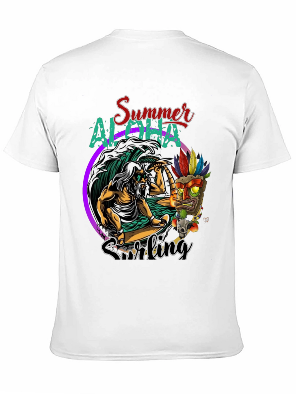 Summer Aloha Surfing T-Shirt