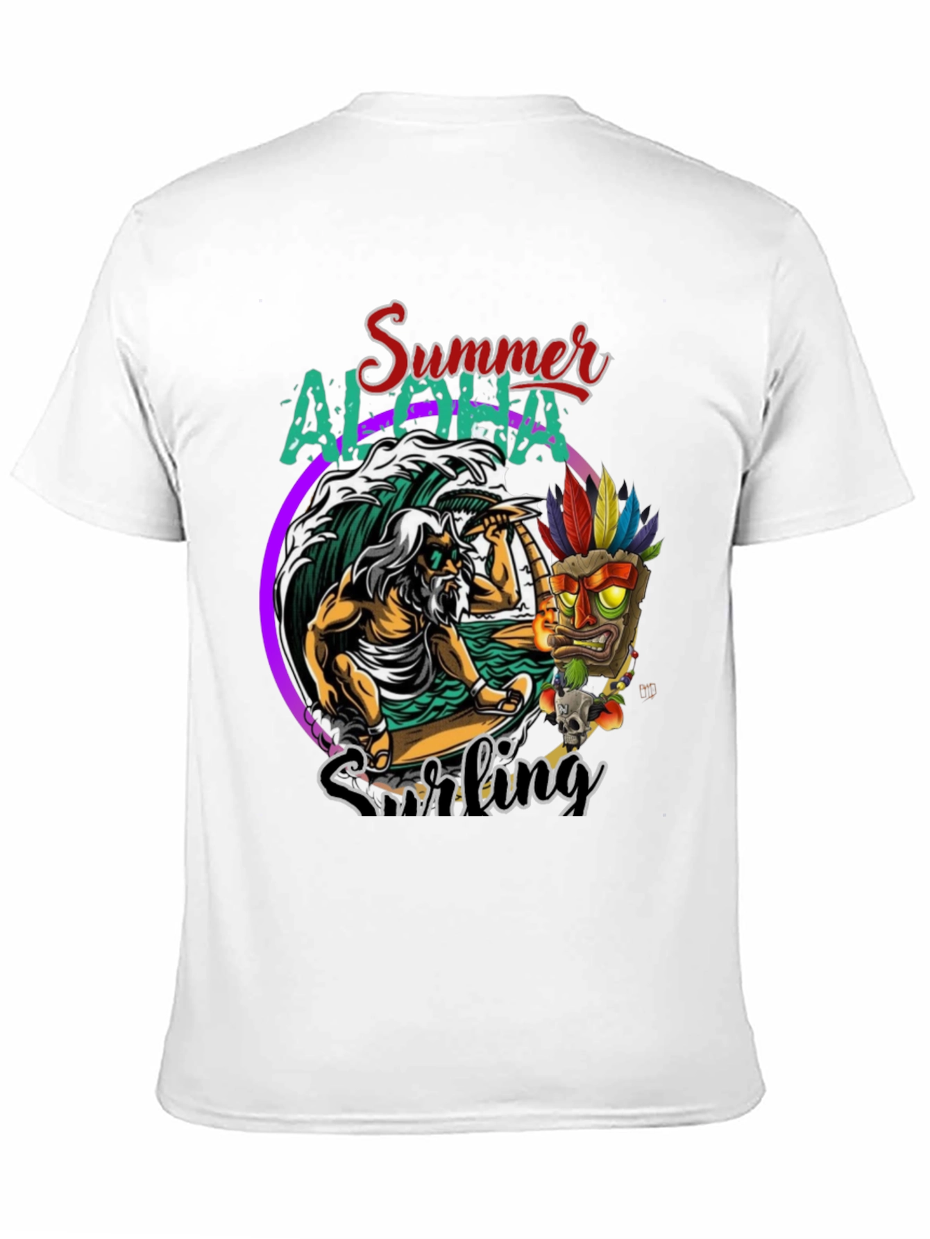 Summer Aloha Surfing T-Shirt