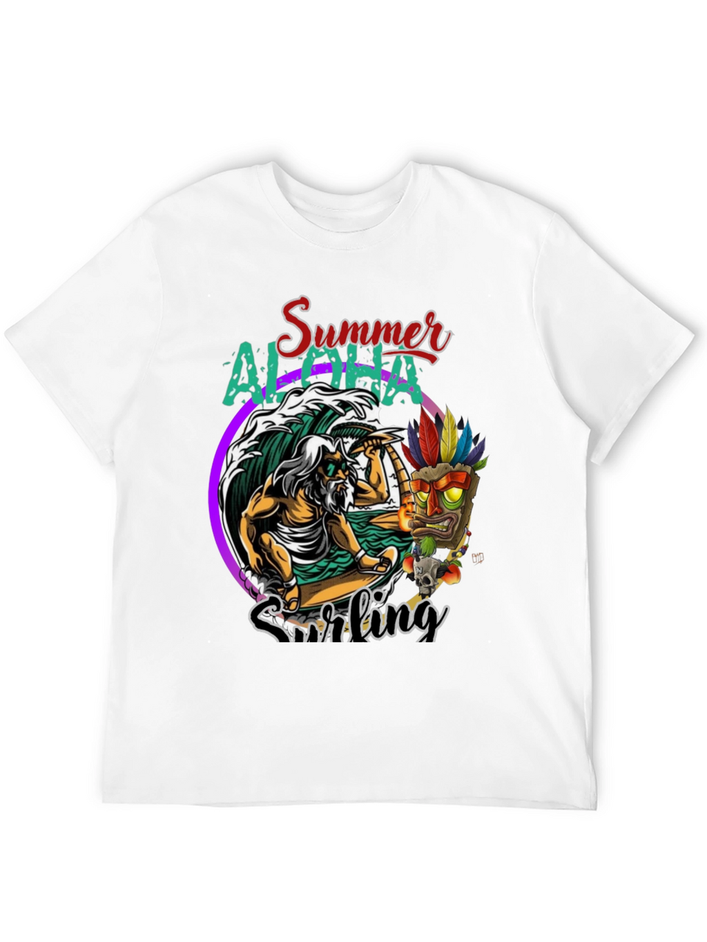 Summer Aloha Surfing T-Shirt