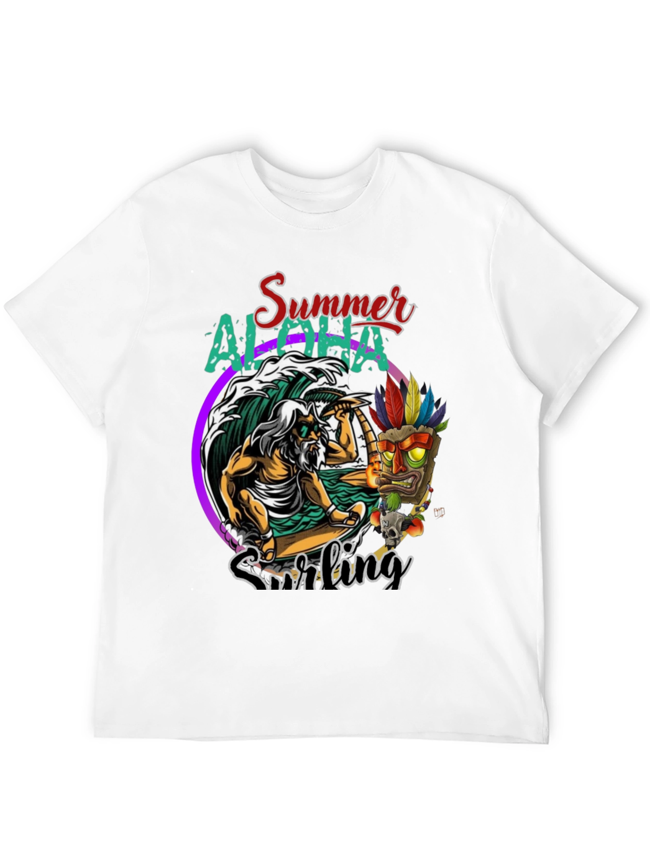 Summer Aloha Surfing T-Shirt
