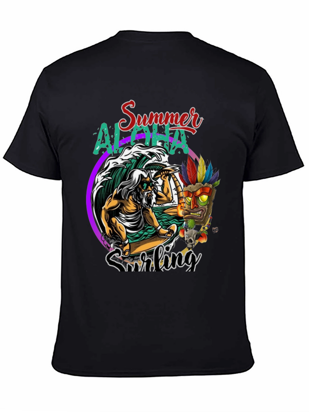 Summer Aloha Surfing T-Shirt