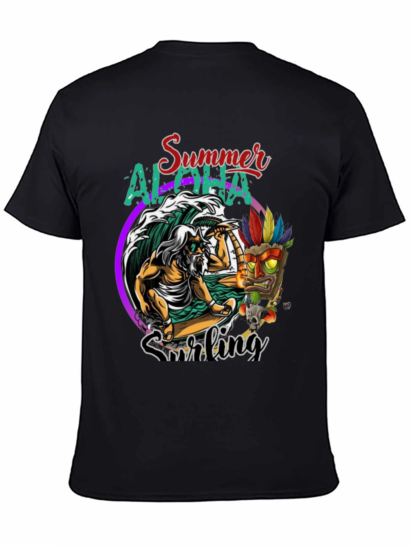 Summer Aloha Surfing T-Shirt
