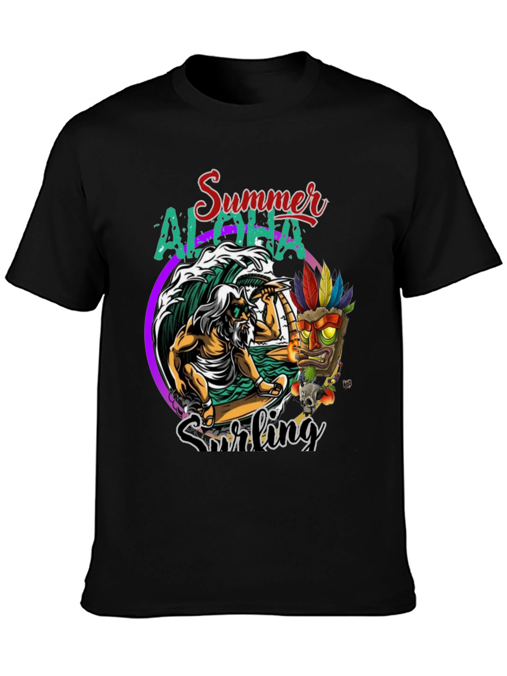 Summer Aloha Surfing T-Shirt