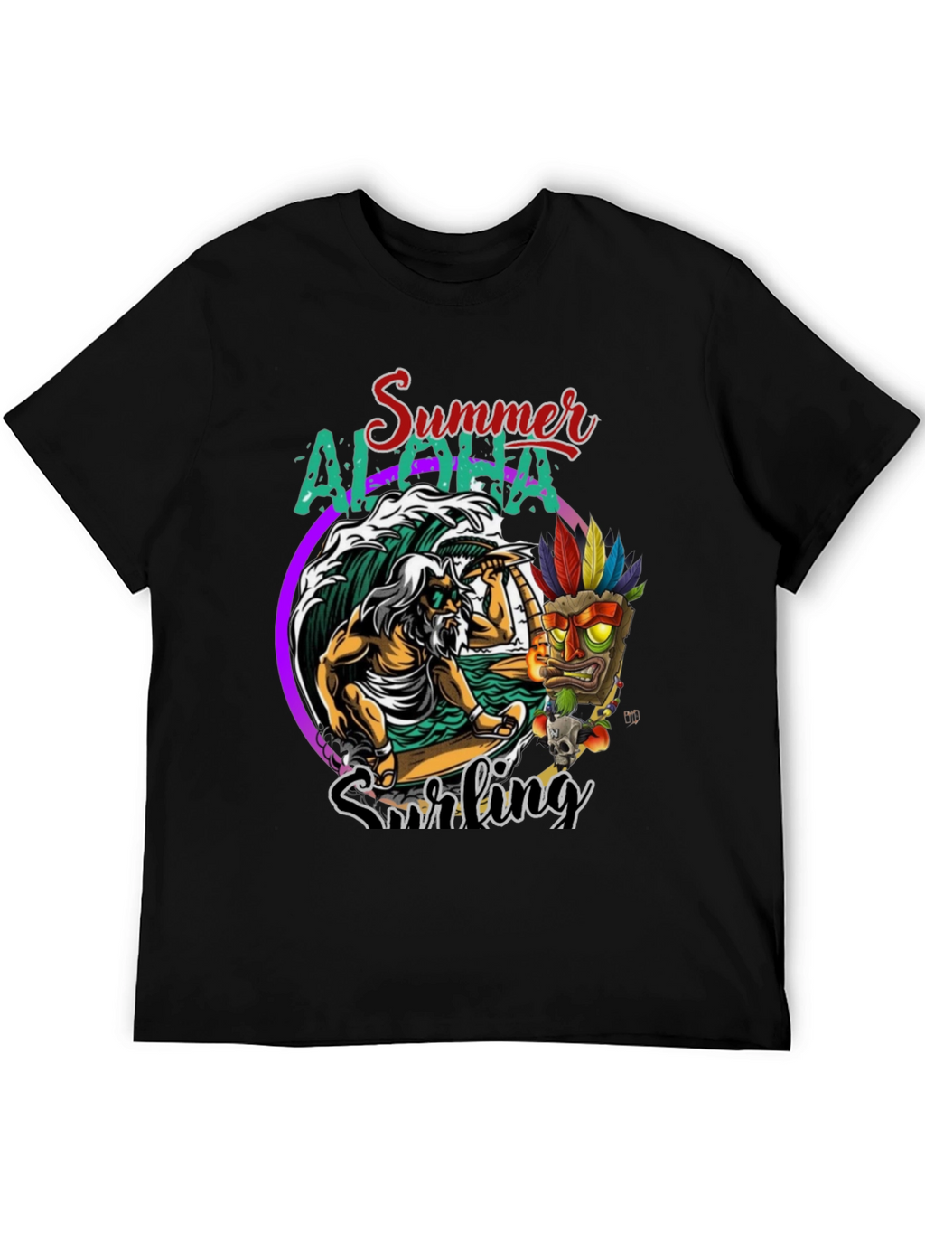 Summer Aloha Surfing T-Shirt