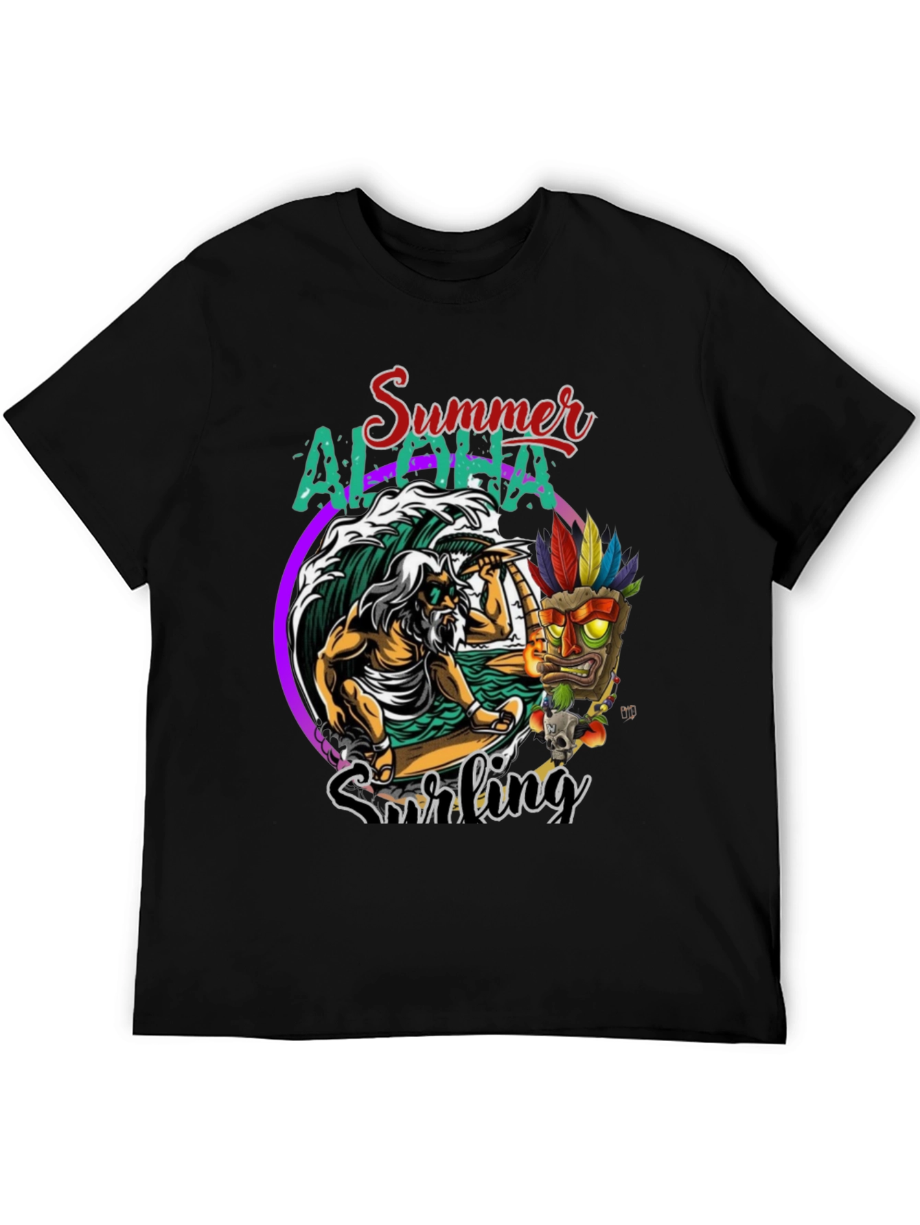 Summer Aloha Surfing T-Shirt