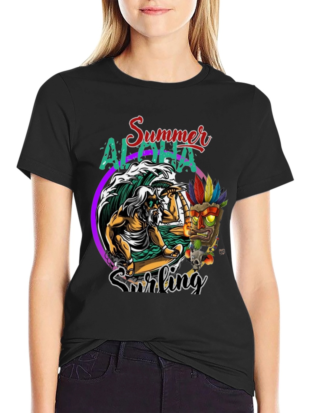 Summer Aloha Surfing T-Shirt