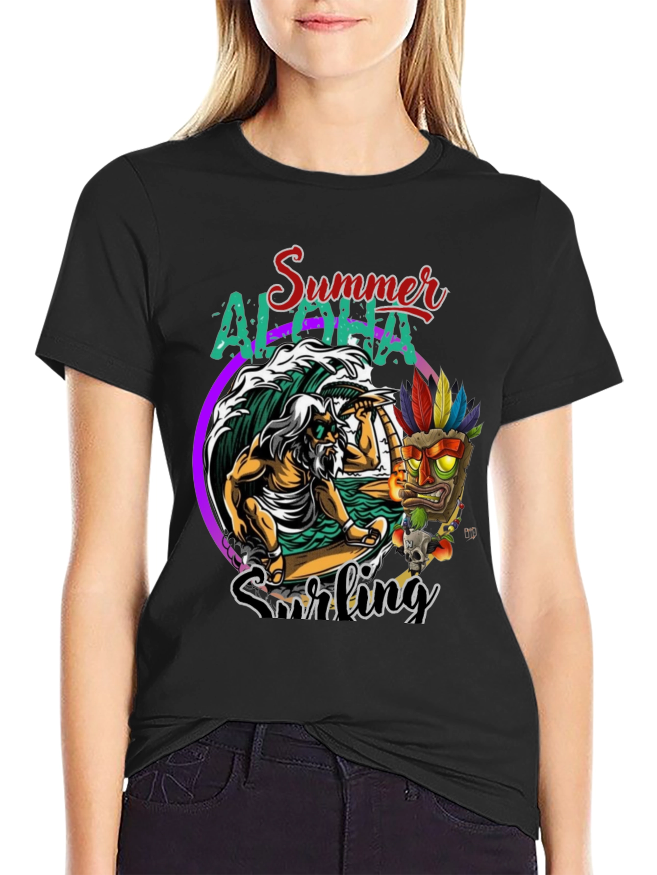 Summer Aloha Surfing T-Shirt