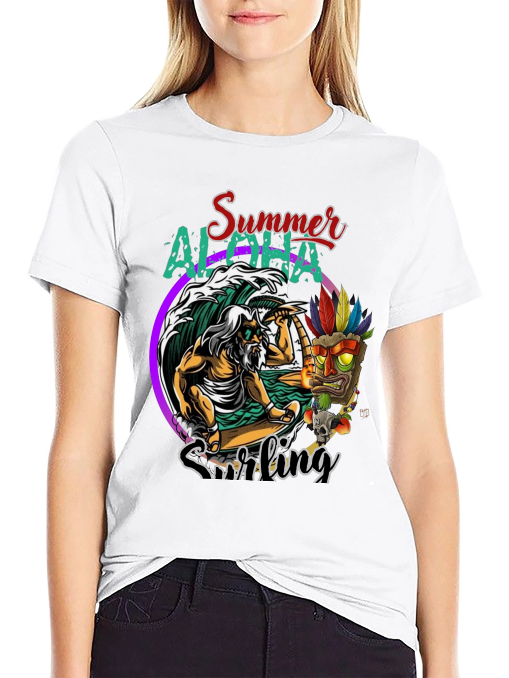 Summer Aloha Surfing T-Shirt