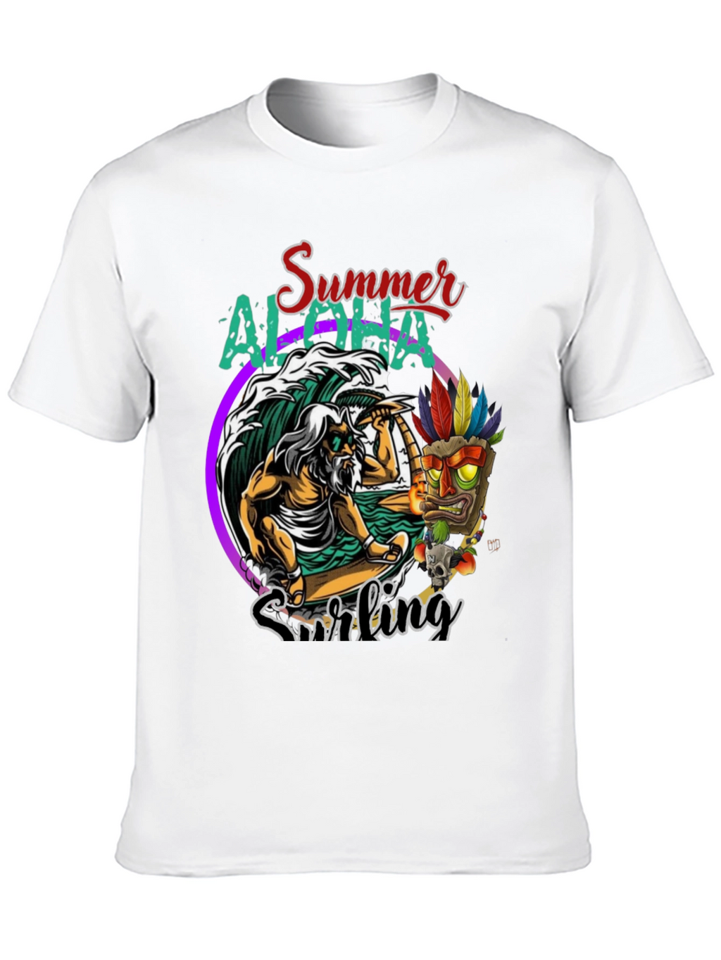 Summer Aloha Surfing T-Shirt