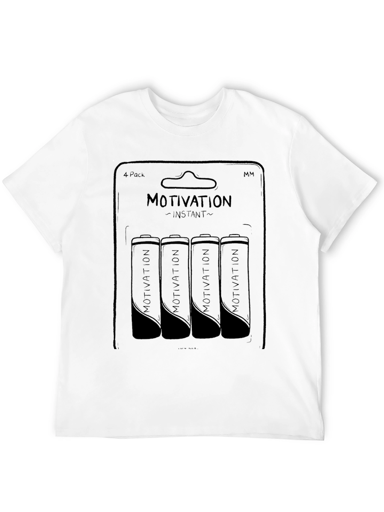 Instant Motivation T-Shirt - Four Pack Energy Graphic Tee