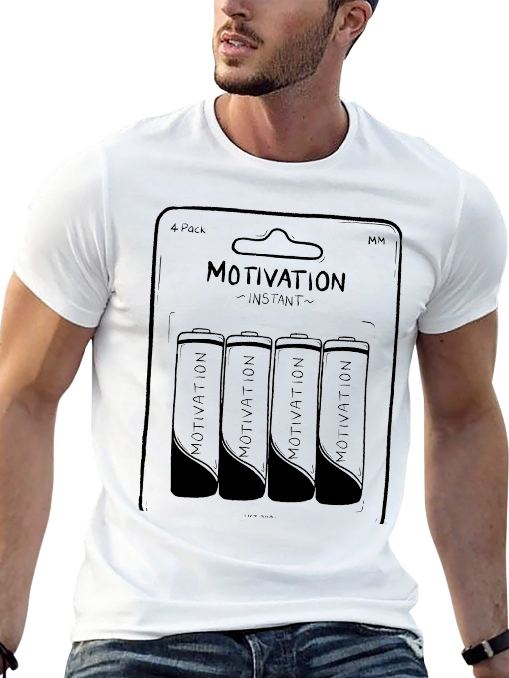 Instant Motivation T-Shirt - Four Pack Energy Graphic Tee